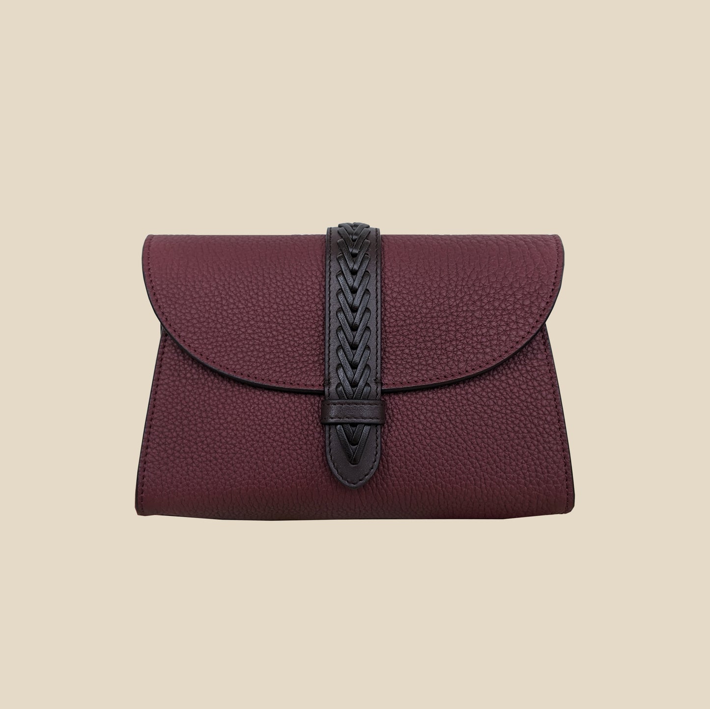 BORSA AIDA MINI CONVERT BURGUNDY