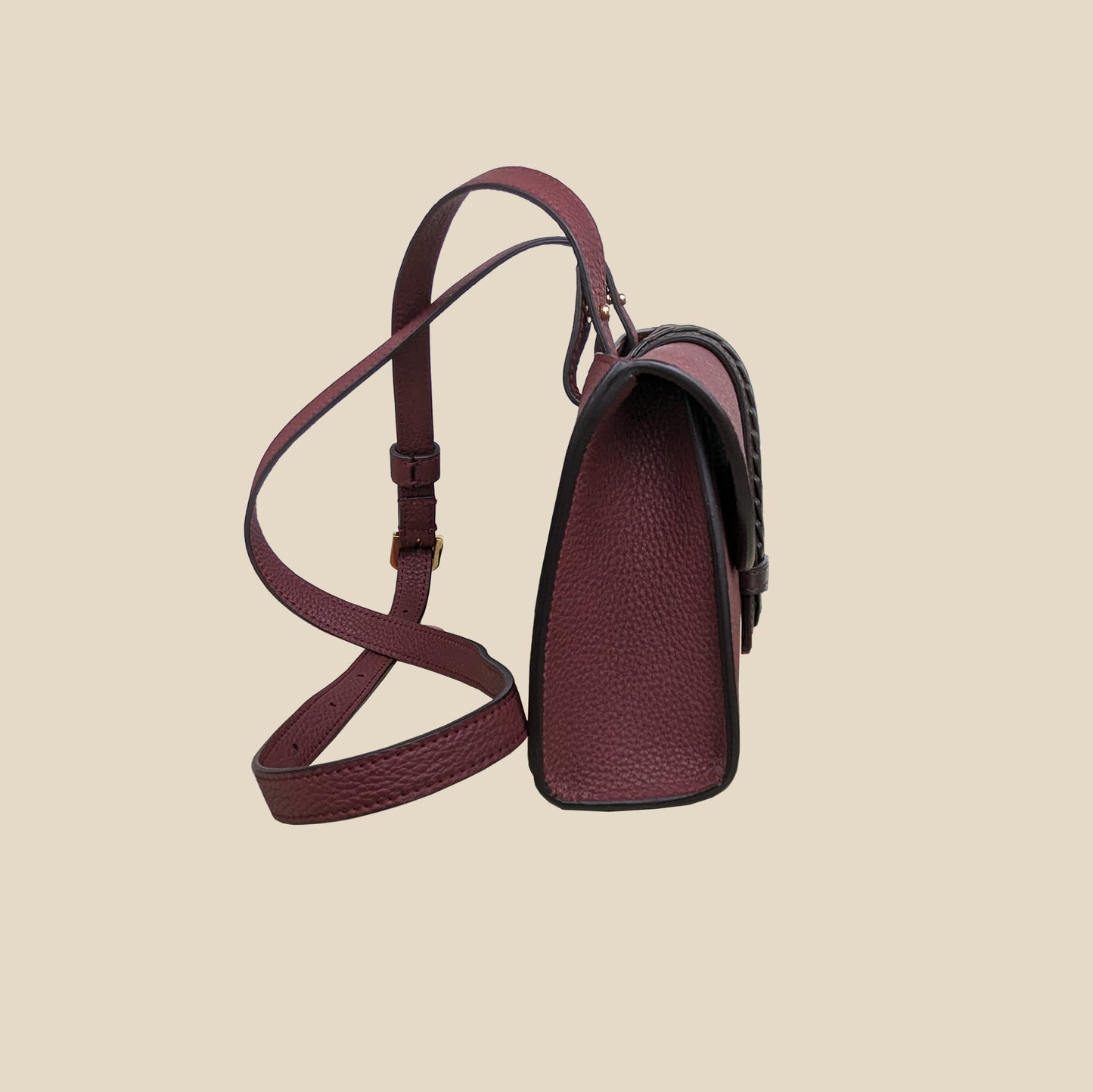 BORSA AIDA MINI CONVERT BURGUNDY