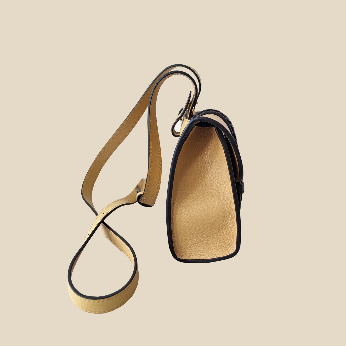 BORSA AIDA MINI CONVERT GIALLO DESERTO
