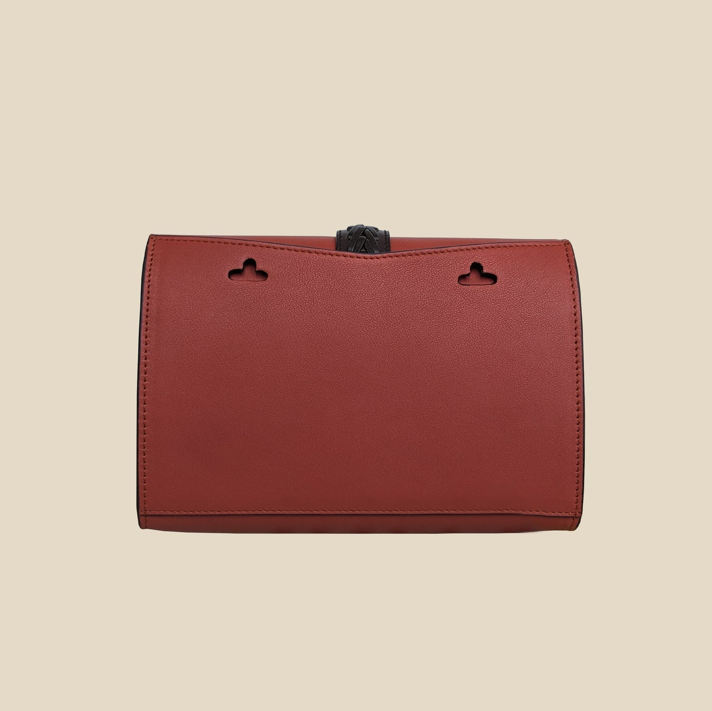 BORSA AIDA MINI CONVERT TERRACOTTA IN PELLE LISCIA