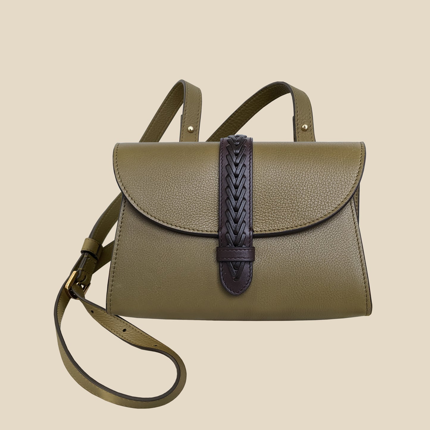BORSA AIDA MINI CONVERT VERDE GIUNGLA